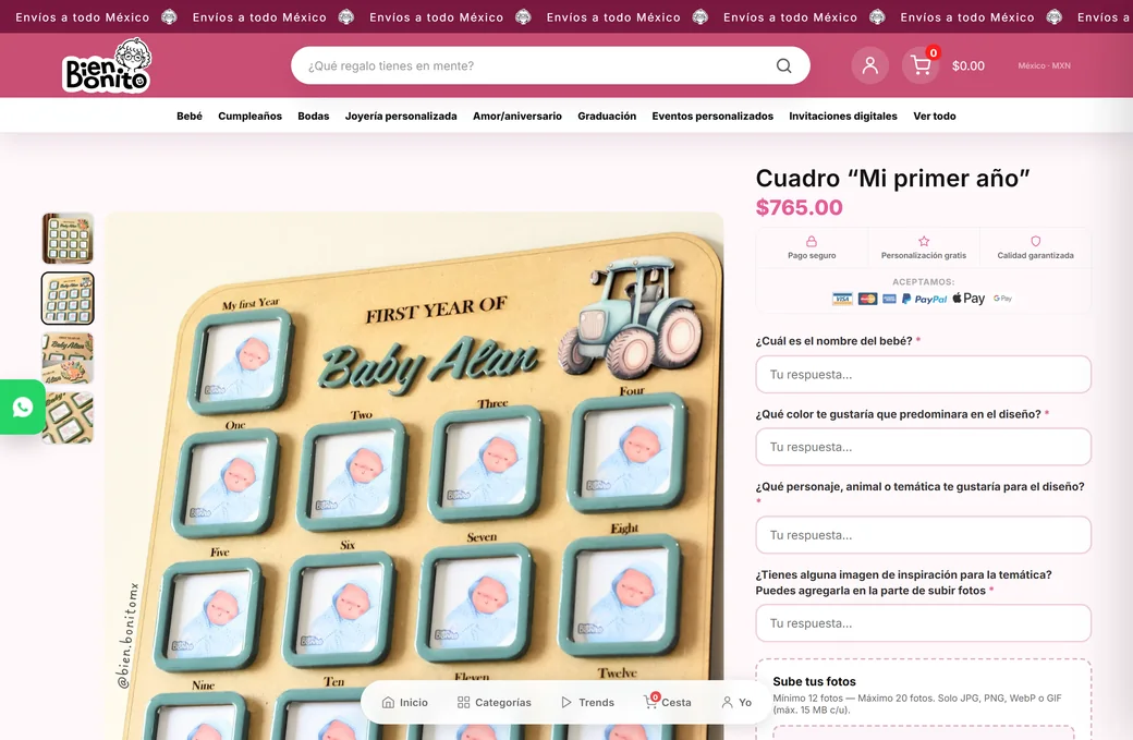 Bien Bonito: personalización a la medida