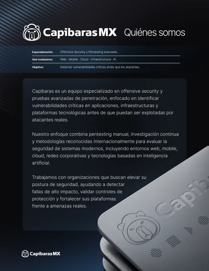 Presentación de servicio, página 2