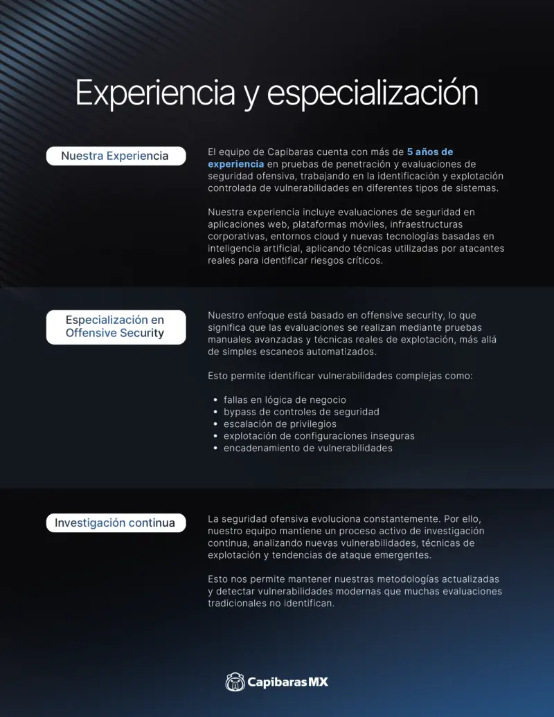 Presentación de servicio, página 3