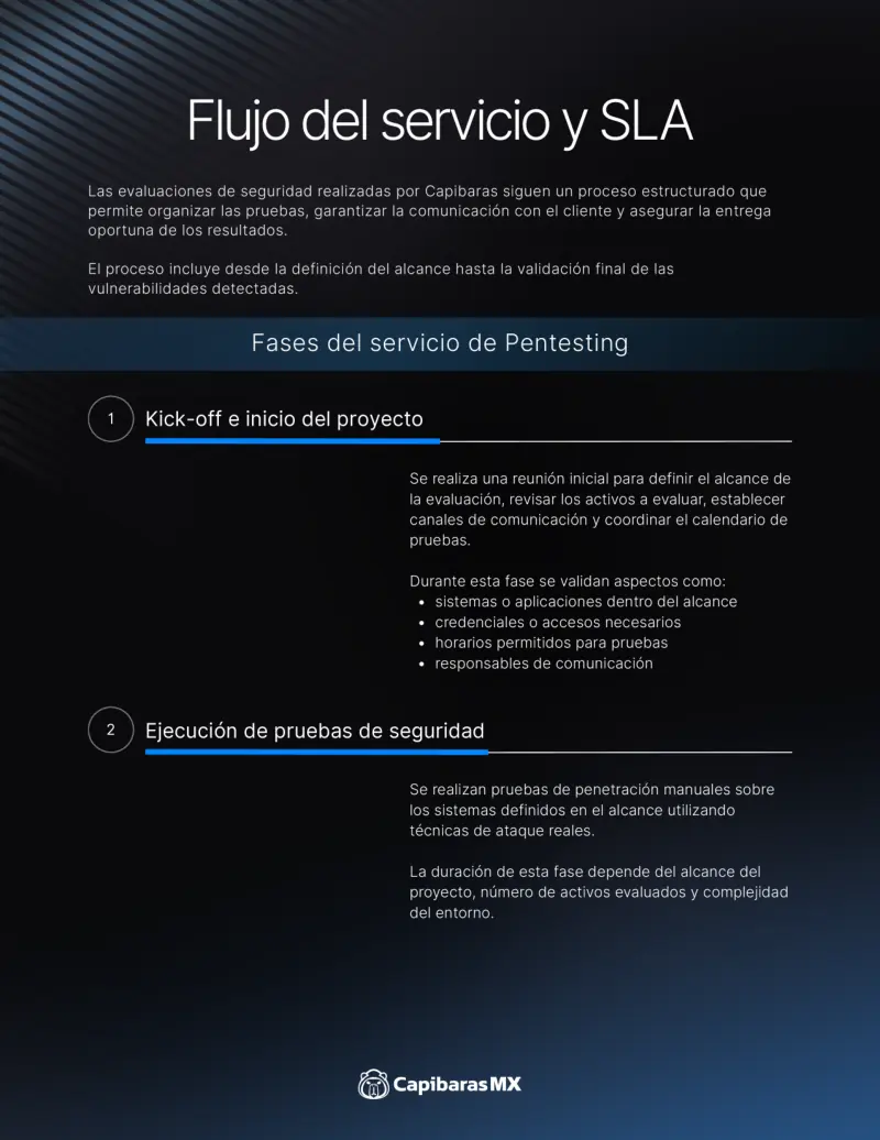 Presentación de servicio, página 14