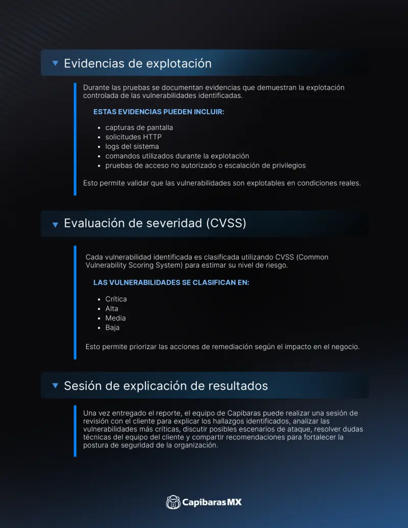 Presentación de servicio, página 19