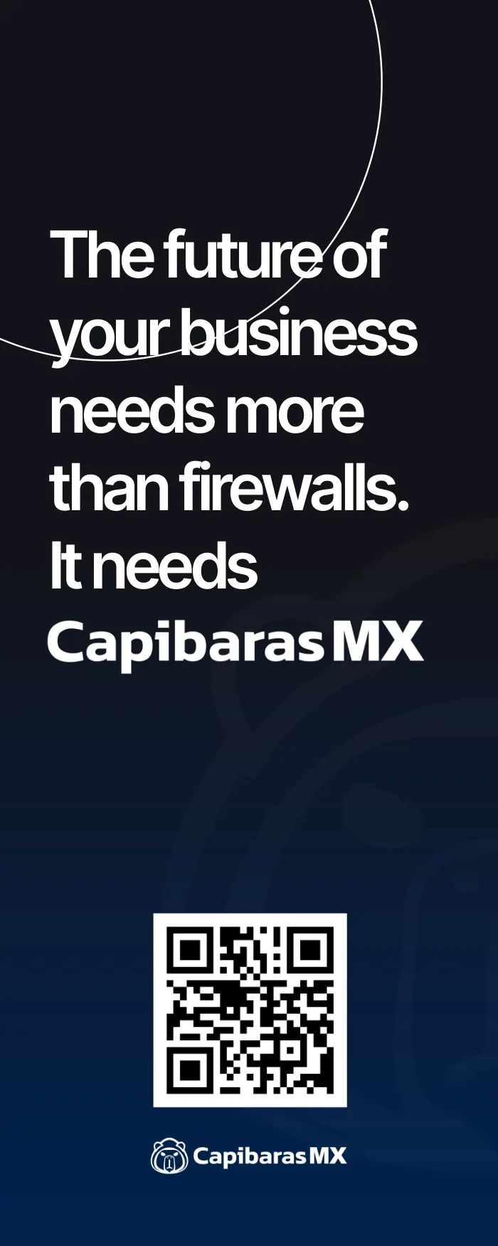 Segundo banner de CapibarasMX para el stand