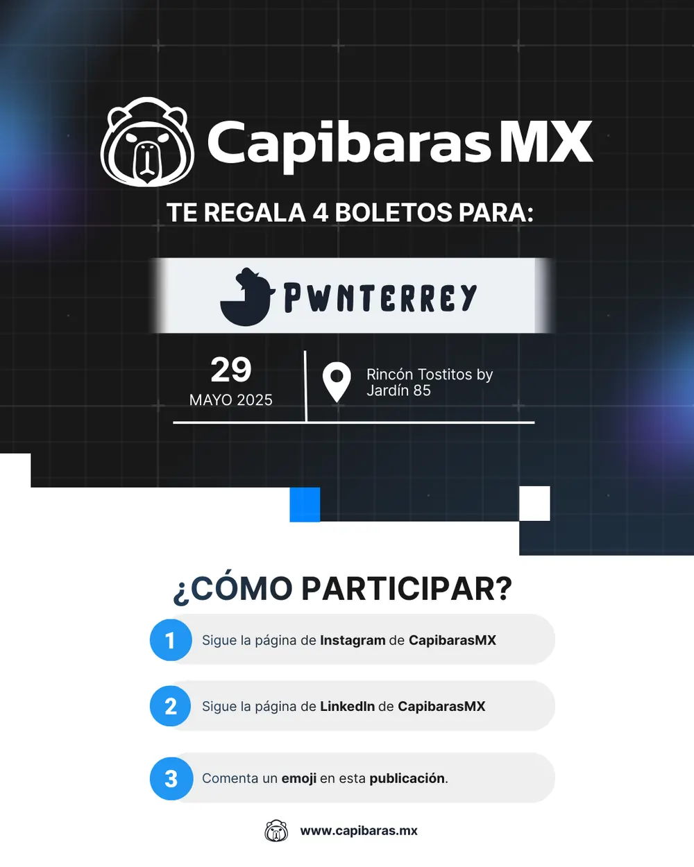 Publicación de CapibarasMX, pieza 15