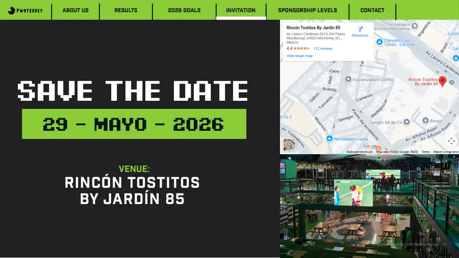 Dossier de patrocinio, página 14