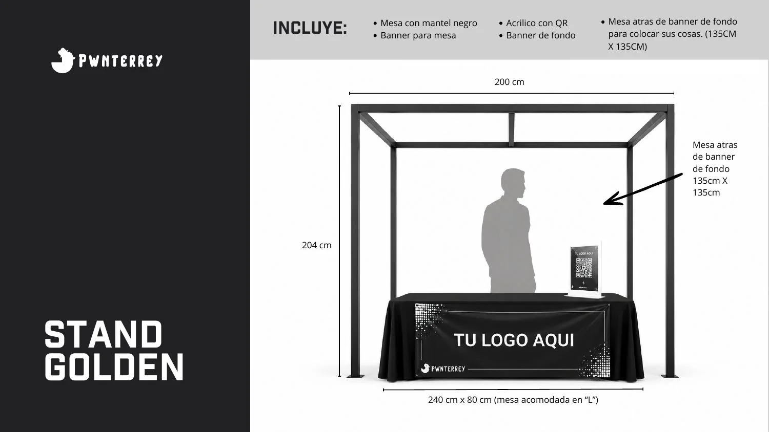 Documento técnico para stand Golden