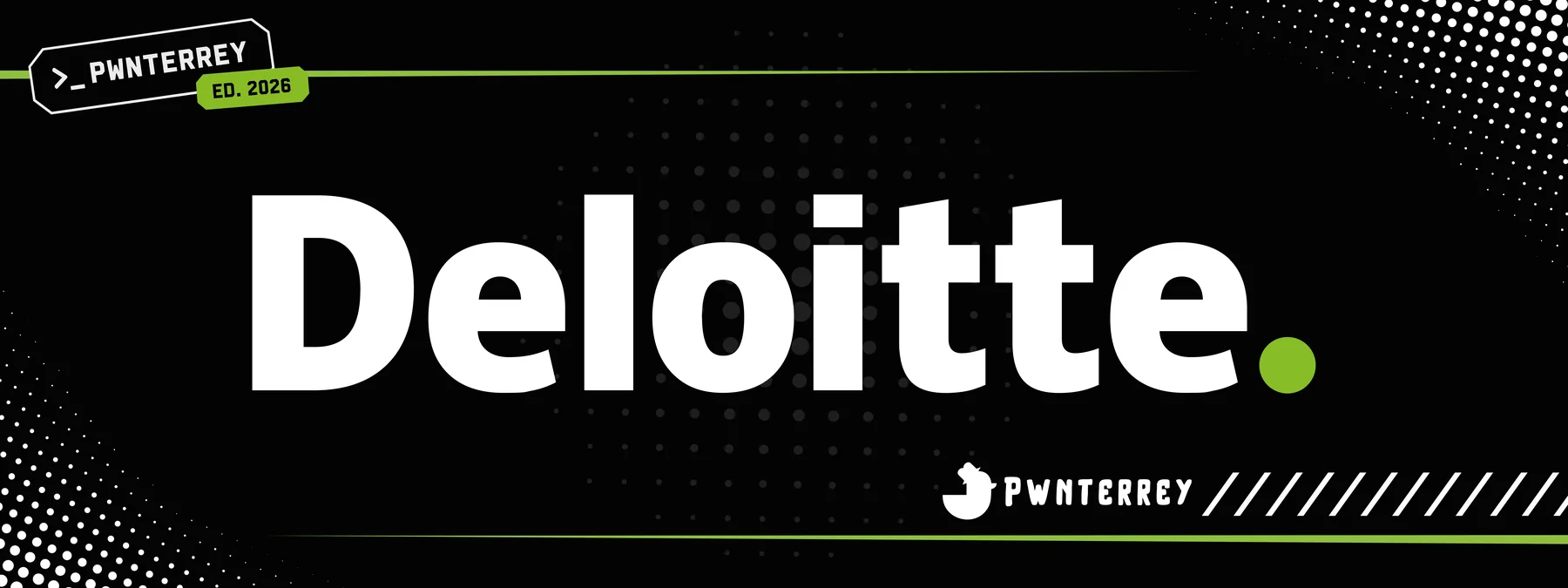 Banner individual diseñado para Deloitte