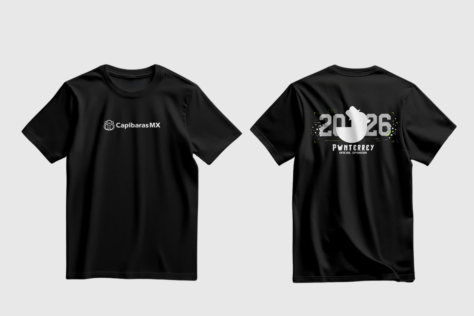 Diseño de playera para CapibarasMX