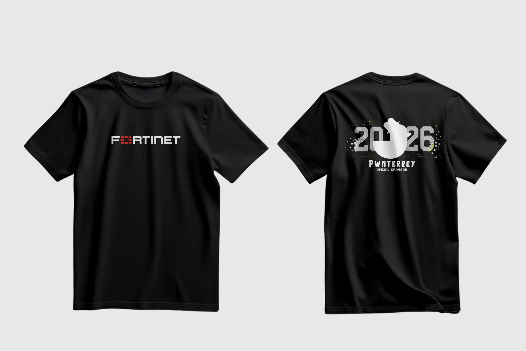 Diseño de playera para Fortinet