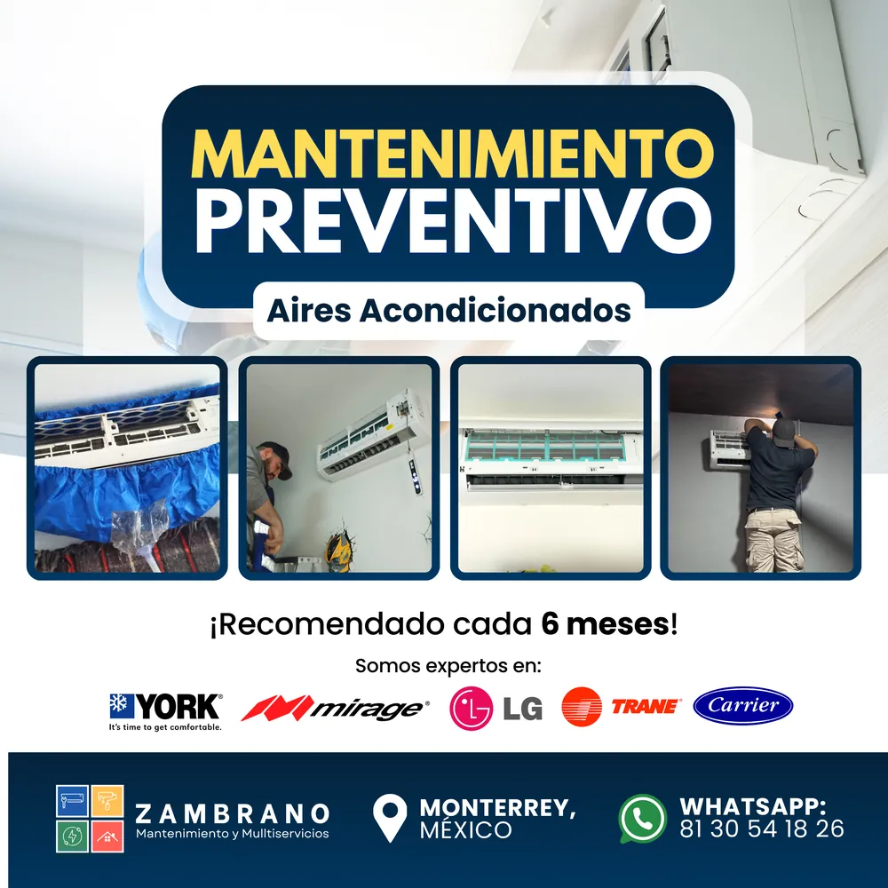 Publicación de Zambrano Mantenimiento, pieza 1